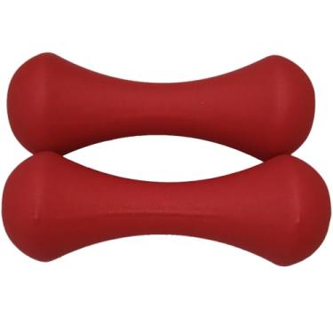 Imagem de Conjunto de halteres femininos com 2 pesos – Pesos de mão de neoprene em forma de nascimento para mulheres e homens – Ideal para casa, academia, fitness, musculação, pilates, 0,75 kg + 0,75 kg, pares