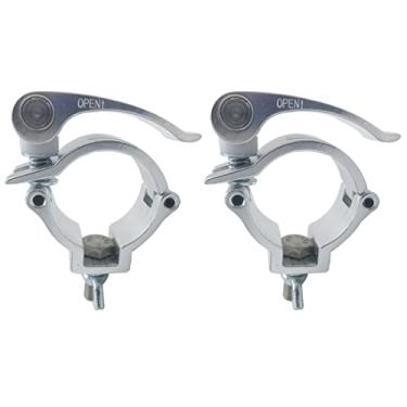 Imagem de Gchee Braçadeira de luz de palco treliça O braçadeiras de carga 10 kg/74.8 kg/99.8 kg Suporte de gancho de iluminação de liga de alumínio DJ resistente serve para tubo de 1-1/4-1-3/20.3 cm diâmetro