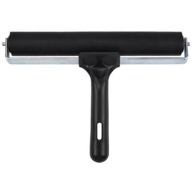 Imagem de Rolos de borracha Brayer Roller, 15,2 cm cola 12 cm alça tinta bloco de tinta, impressão papel de parede artes artesanato