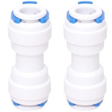 Imagem de TBESEVENXT 2 peças WR02X11330 unidade de conector para refrigerador GE, peça de substituição de conector de tubo de linha de água de 5/40.6 cm a 5/40.6 cm