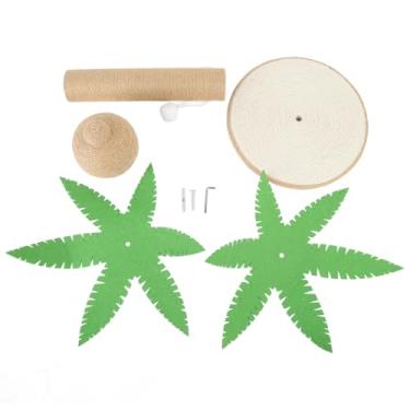 Imagem de Arranhador para gatos, sisal, resistente, economiza espaço, design vertical, árvore de gato, para decoração de casa, material de corda de algodão