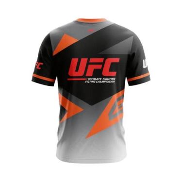Imagem de Camisa De Treino UFC Masculina Solta E Respirável, Secagem Rápida, Abs