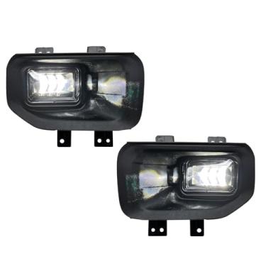 Imagem de Faróis de neblina de LED compatíveis com Ford F150 2015 2016 2017 Um par de faróis de neblina dianteiros com conjunto de montagem lado L&R