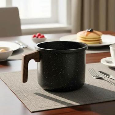 Imagem de Leiteira Alumínio Com Cabo De Baquelite Resistente 1,5l - Clink, Carva