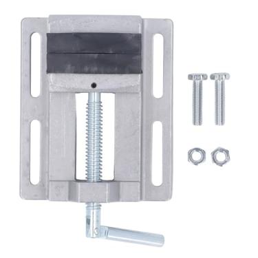 Imagem de YUKOFE Torno resistente, faixa de fixação de 80 mm, ferro fundido de alta precisão, garras de aço resistente, para projetos de marcenaria e metalurgia