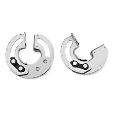 Imagem de Dobradiça deslizante oculta 90/180 graus com dobradiças de porta ocultas embutidas R6-20-11/23, 1 peça (ferro de 180 graus)