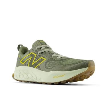 Imagem de New Balance Fresh Foam X Hierro V8 Tênis de corrida masculino, verde-oliveira escura/verde-líquen, 38