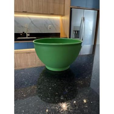 Imagem de Kit Potes 800ml + Tigelas Cumbucas Bowls Plástico - Ideal para Açaí, Sorvete, Doce e Salgado, Prático para Casa e Eventos, Versátil e Durável (Verde Médio,10)