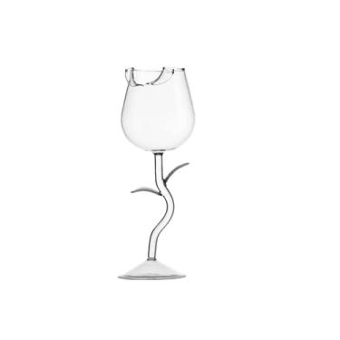 Imagem de GLOGLOW Talheres Copo de Coquetel Com Alto Teor de Borosilicato Com Modelagem 3D para Bar de Festa e Restaurante, Cálice Elegante e Grosso e Resistente para Vinho Tinto Branco, Copo de Vinho Com (#7)