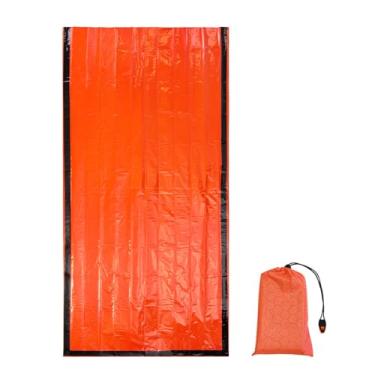 Imagem de Snsowed Saco de Dormir de Emergência Ao Ar Livre Térmico Reflexivo Acampamento Bivy Tenda 90% Retenção Calor do Corpo à Prova Chuva à Prova para Mochila (1 peça)