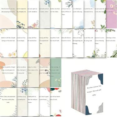 Imagem de 100 cartões de oração 8,9 x 5,3 cm versículo bíblico pedidos de oração cartões de escritura em massa para devoção diária, homens e mulheres, presente cristão com citações inspiradoras (branco)