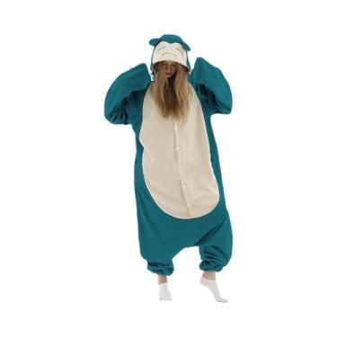 Imagem de Kigurumi De Unicórnio XXL Em Fleece Para Adultos E Crianças, Pijama De