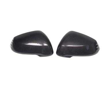 Imagem de Acessórios exteriores lhd 2 peças de fibra de carbono padrão carro exterior espelho capa peças compatíveis com bmw x1 ix1 u10 u11 2023(Carbon fiber pattern)