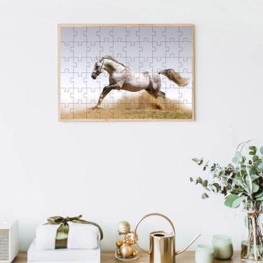 Imagem de Quebra-Cabeças Cavalinho Branco 60 Peças Educativo E