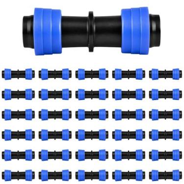 Imagem de 30 Conector Emenda 16mm Anel Mangueira Irrigação Gotejamento - Implebr