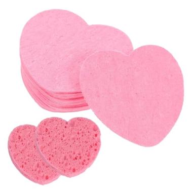 Imagem de Esponjas faciais comprimidas de 20 unidades, esponjas de spa cosméticas profissionais para limpeza, esfoliação, remoção de maquiagem