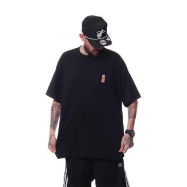 Imagem de Camiseta Plus Size Bali Company Mini Spray, Preto, G1