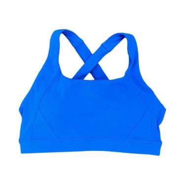 Imagem de Sutiã Esportivo Feminino Sexy Com Elástico, Top Cruzado Para Academia,