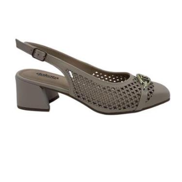 Imagem de Sapato Dakota Slingback com Detalhes Bege 0082 Cor:;Tamanho:40;Gênero:Feminino-Feminino