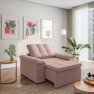 Imagem de Poltrona Retrátil Palmeira Cabecasa Madeiramadeira Rosa