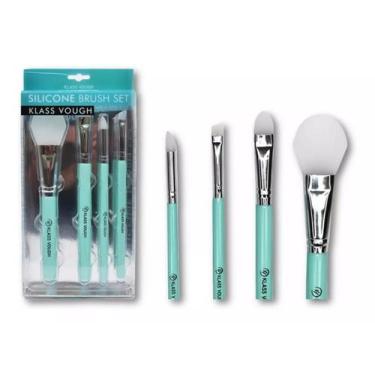 Imagem de Kit de Pincéis Silicone Brush Set para Skincare com 4 Unidades Klass V
