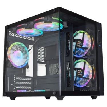 Imagem de Gabinete Gamer Kmex Cg-02sb Aquário Micro