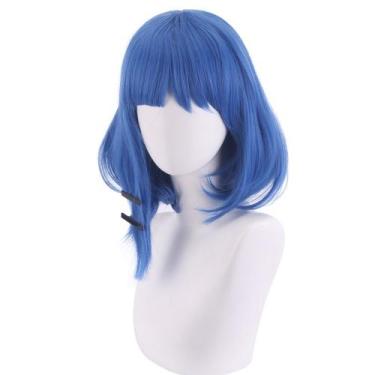 Imagem de Peruca de cosplay Bocchis Rocks Yamadas Ryos para cabelo sintético 35c