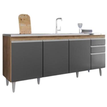 Imagem de Balcao Pia 4P 2G 180c BP Agatha Eratto Moveis - Milani Store, Freijo G