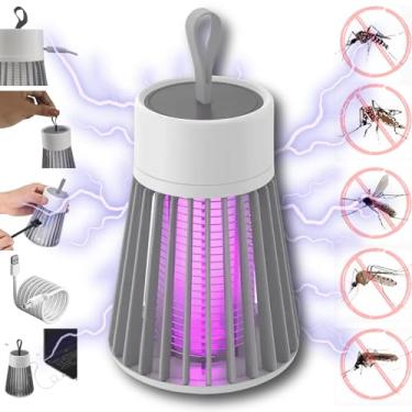 Imagem de Luminaria Mata Mosquito Eletrica, Armadilha Repelente de Pernilongo com Luz Ultravioleta, Lampada de Choque para Combate a Dengue, Proteção Portátil Contra Inseto, LED USB com Luz UV Anti Mosca PREIS