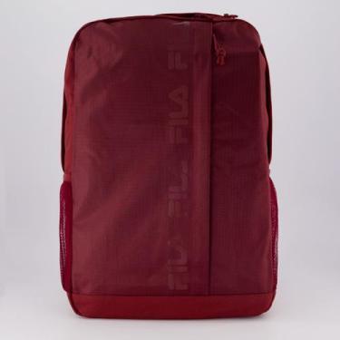 Imagem de Mochila Fila Tone Logo Letter Vermelho, Único