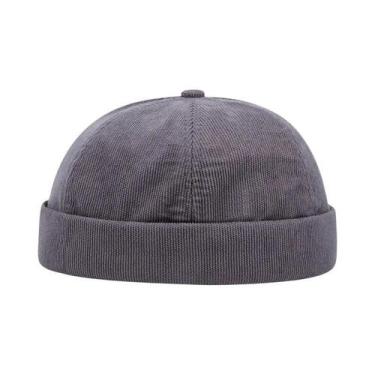 Imagem de Gorro Unissex De Corduroy À Prova De Vento, Minimalista, Em Cor Sólida
