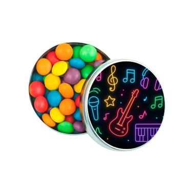 Imagem de Latinha Lembrancinha Personalizada Neon Musical