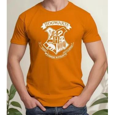 Imagem de Camiseta Camisa de Algodão Adulto Masculina Feminina  Harry Pott er Ho