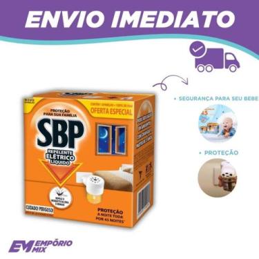 Imagem de Sbp Repelente Elétrico Líquido 45 Noites Aparelho + Refil
