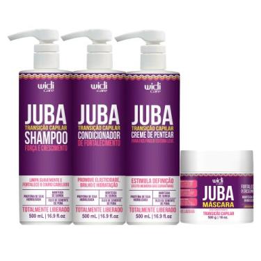 Imagem de Kit Widi Juba Transição Capilar Shampoo, Condicionador, Creme Leve e M