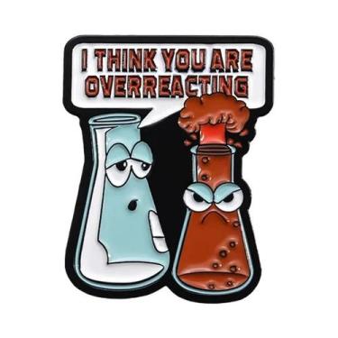 Imagem de Broches De Esmalte Com Desenhos Fofos De Fórmulas Matemáticas, Química