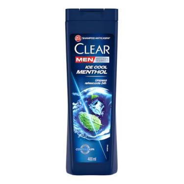 Imagem de Clear Men Shampoo Anticaspa Ice Cool Menthol 400ml