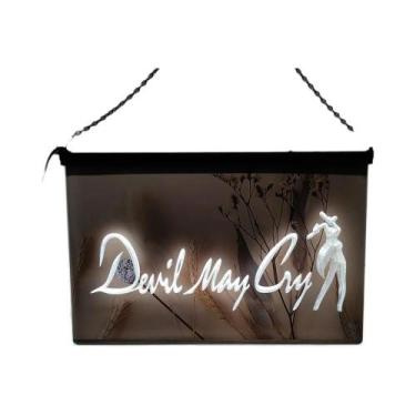 Imagem de Letreiro De Neon LED 3D Esculpido Devil May Cry Arte De Parede Para De