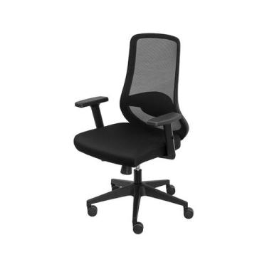 Imagem de Cadeira de Escritório NR-17 Diretor Giratória Berlim Tela Soft Touch N