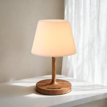 Imagem de Luminária de Mesa Sem Fio Gileolant 4000mAh 3 Temperaturas de Cor