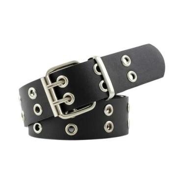 Imagem de Cinto Punk Hip Hop Rock De Tamanho Grande Com Dois Furos Para Homens E