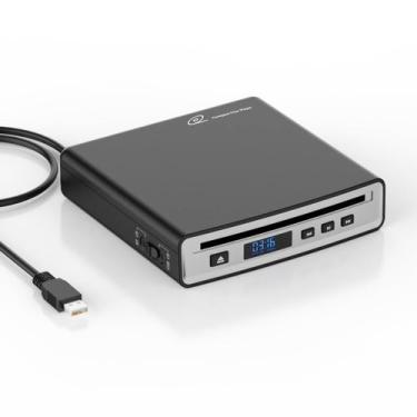 Imagem de Reprodutor de CD para carro MONODEAL Bluetooth USB portátil Plug & Pla
