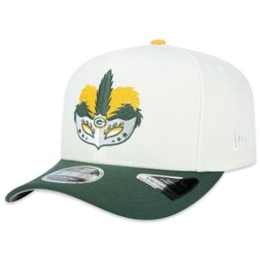 Imagem de Boné New Era 9Fifty Stretch Snap Carnaval Bay Packers NFL 2024 São Paulo Game Masculino...