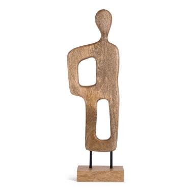 Imagem de Escultura Decorativa em Madeira 56cm 21890 Mart