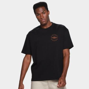 Imagem de Camiseta Nicoboco Oversized Kane Masculina, Preto, G