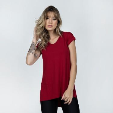 Imagem de Blusa Fitness Feminina Sobre Legging Lisa Longa Academia Tapa Bumbum-Feminino