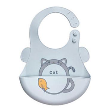 Imagem de Babador Silicone Gatinho- Tudo em Caixa