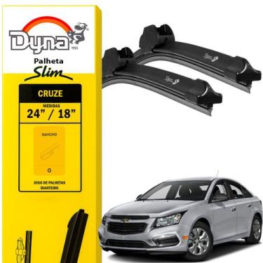 Imagem de Par de Palhetas Dyna Original Cruze 2011 a 2016 Para-brisa Dianteiro