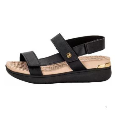 Imagem de Sandália Modare Casual Flat Ultraconforto Tiras Ajustáveis Feminina Pr