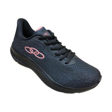 Imagem de Tênis Feminino Olympikus Esportivo Caminhada Treino Leve, Preto, 38